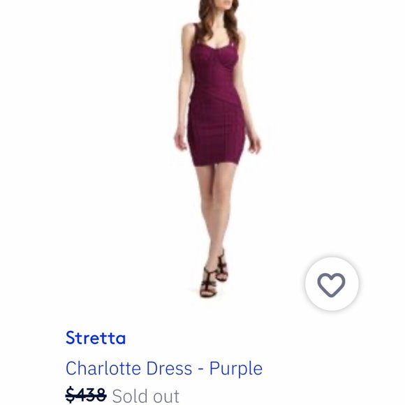 Stunning Designer cocktail dress by Stretta of LA - Picture 5 of 11